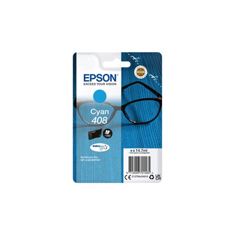 Epson - Cartuccia DuraBrite Ultra 408 - Ciano -  C13T09J24010