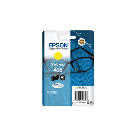 Epson - Cartuccia DuraBrite Ultra 408 - Giallo -  C13T09J44010