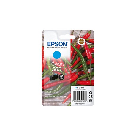 Epson - Cartuccia - Ciano - 503 - C13T09Q24010 - 3,3 ml