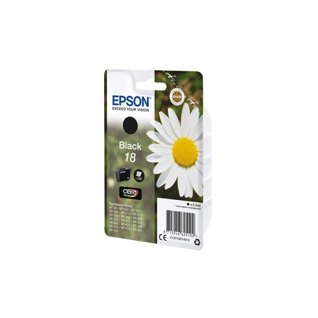 Epson - Cartuccia ink - 18 - Nero - C13T18014012 - 5,2ml