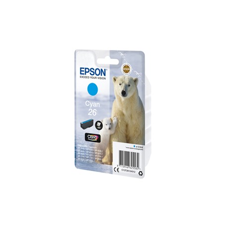 Epson - Cartuccia ink - 26 - Ciano - C13T26124012  - 4,5ml