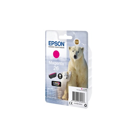 Epson - Cartuccia ink - 26 - Magenta - C13T26134012  - 4,5ml