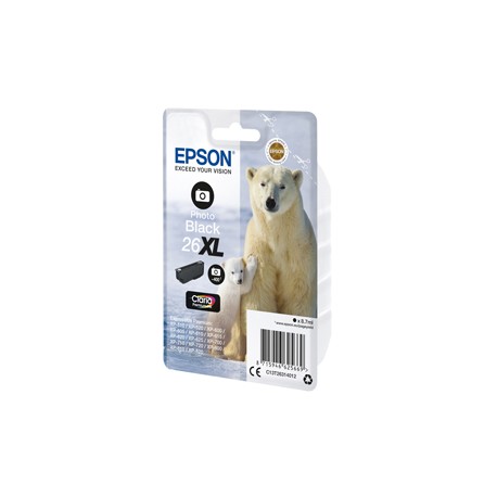 Epson - Cartuccia ink - 26XL - Nero Photo - C13T26314012 - 8,7ml