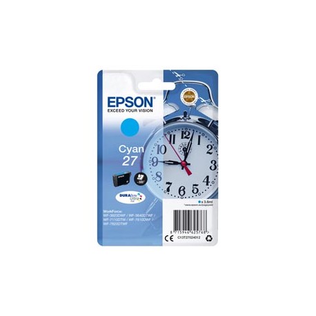 Epson - Cartuccia ink - 27 - Ciano - C13T27024012 - 3,6ml