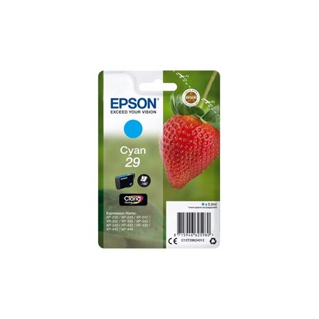 Epson - Cartuccia ink - 29 - Ciano - C13T29824012 - 3,2ml