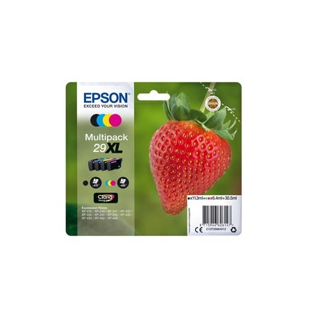 Epson - Confezione Cartuccia ink - 29XL - C/M/Y/K - C13T29964012 - C/M/Y 6,4ml cad - K 11,3ml