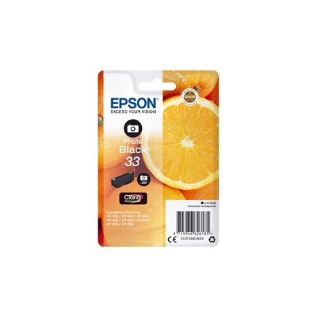 Epson - Cartuccia ink - 33 - Nero Photo - C13T33414012 - 4,5ml