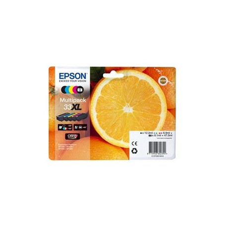 Epson - Cartuccia ink - 33XL - C/M/Y/K/K PH - C13T33574011 - C/M/Y 8,9ml - K 12,2ml - K PH 8,1ml