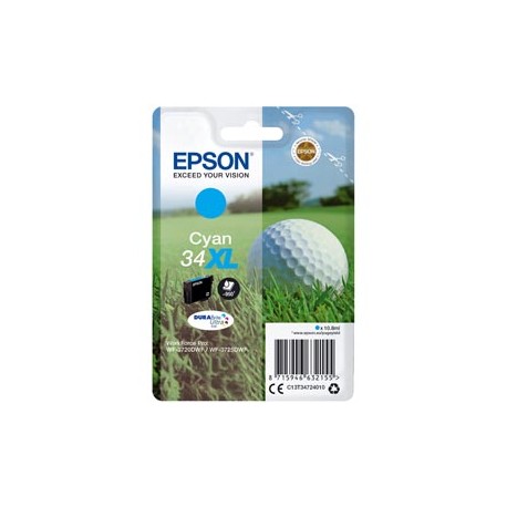 Epson - Cartuccia ink - 34XL - Ciano - C13T34724010 - 10,8ml