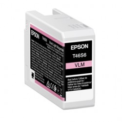 Epson - Cartuccia Vivid per UltraChrome Pro 10 T46S6 - Magenta chiaro - 25ml - C13T46S60N