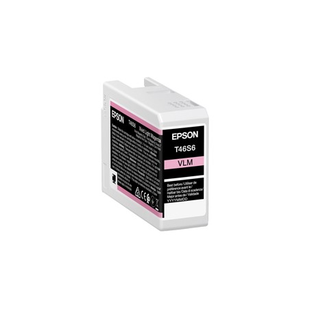 Epson - Cartuccia Vivid per UltraChrome Pro 10 T46S6 - Magenta chiaro - 25ml - C13T46S60N