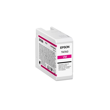 Epson - Cartuccia Vivid per UltraChrome Pro 10 T47A3 - Magenta - 50ml - C13T47A30N