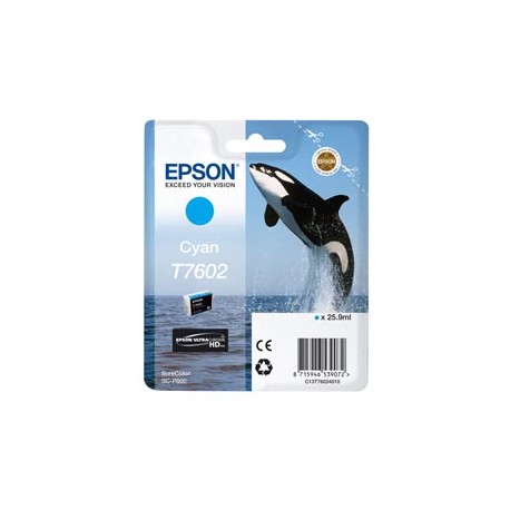 Epson - Cartuccia ink - Ciano - T7602 - C13T76024010 - 25,9ml