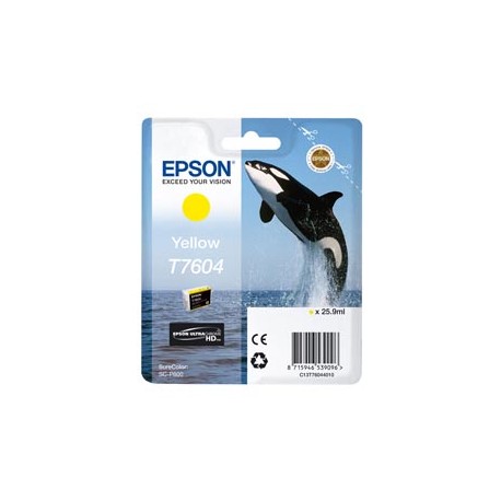 Epson - Cartuccia ink - Giallo - T7604 - C13T76044010 - 25,9ml