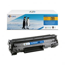 G&G - Toner Compatibile per Hp CE278A- Nero - 3.000 pag