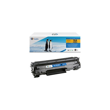 G&G - Toner Compatibile per Hp CE278A- Nero - 3.000 pag