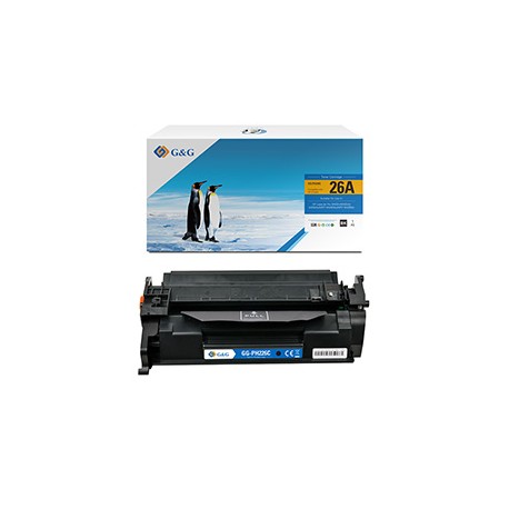 G&G - Toner Compatibile per Hp CF226A- Nero - 3.100 pag