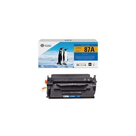 G&G - Toner Compatibile per Hp CF287A- Nero - 9.000 pag