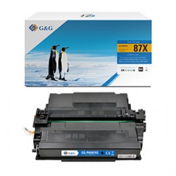 G&G - Toner Compatibile per Hp CF287X - Nero - 18.000 pag