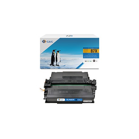 G&G - Toner Compatibile per Hp CF287X - Nero - 18.000 pag