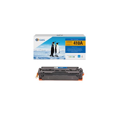 G&G - Toner Compatibile per Hp CF411A - Ciano - 2.300 pag