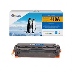 G&G - Toner Compatibile per Hp CF411X - Ciano - 5.000 pag