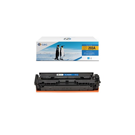 G&G - Toner Compatibile per Hp CF541A- Ciano - 1.300 pag