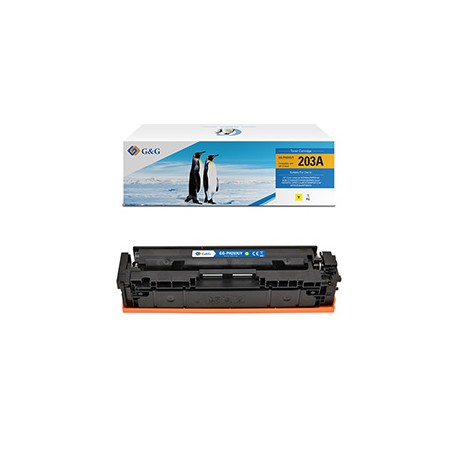 G&G - Toner Compatibile per Hp CF542A- Giallo - 1.300 pag