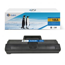 G&G - Toner Compatibile per Hp W1106A- Nero - 1.000 pag