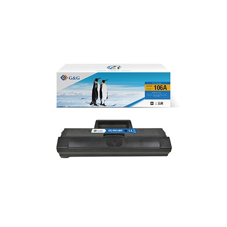 G&G - Toner Compatibile per Hp W1106A- Nero - 1.000 pag