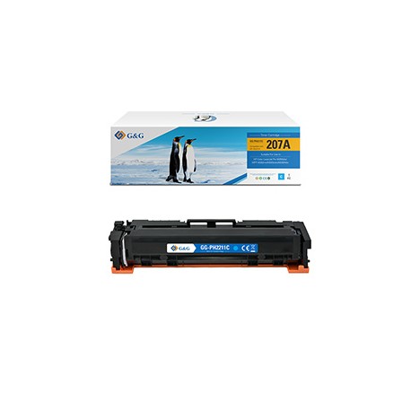 G&G - Toner Compatibile per Hp W2211A - Ciano - 1.250 pag