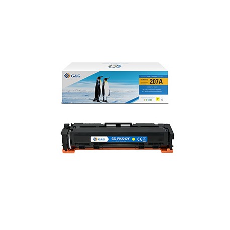 G&G - Toner Compatibile per Hp W2212A - Giallo - 1.250 pag