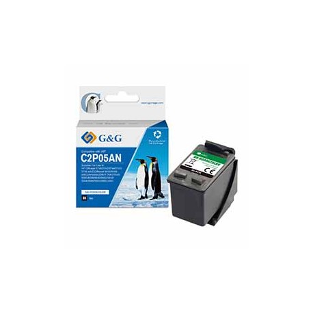 G&G - Cartuccia ink Compatibile  per HP 62XXL- Nero - 600 pag