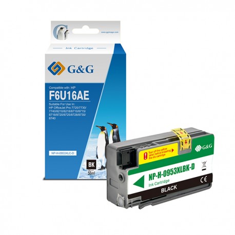 G&G - Cartuccia ink Compatibile per HP 953XL - Nero