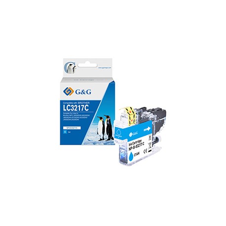 G&G - Cartuccia ink Compatibile per Brother MFC-J6930DW/J6530DW/J6935DW - Ciano