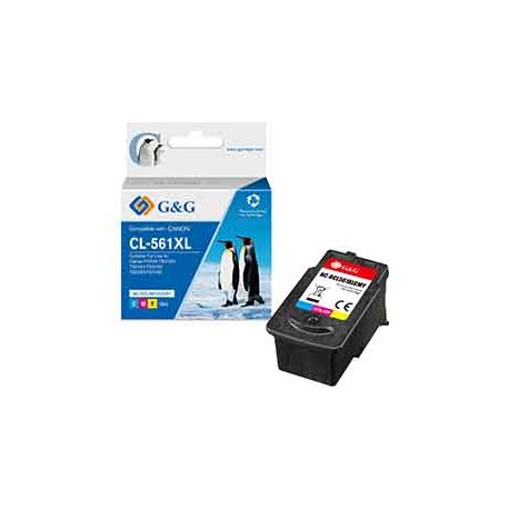 G&G - Cartuccia ink Rigenerata per Canon PIXMA TS5350/TS5351/TS5352 - C/M/Y - 450 pag