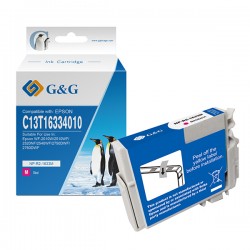 G&G - Cartuccia ink Compatibile per Epson WF-2010W/2510WF/2520NF - Magenta