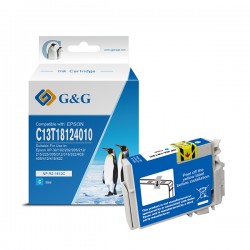 G&G - Cartuccia ink Compatibile per Epson P-30/102/202 - Ciano