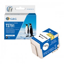 G&G - Cartuccia ink Compatibile per Epson WorkForce  WF-3620DWF/WF-7110DTW/W - Nero