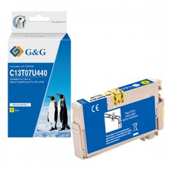 G&G - Cartuccia ink Compatibile per Epson WorkForce Pro WF-4745 - Giallo