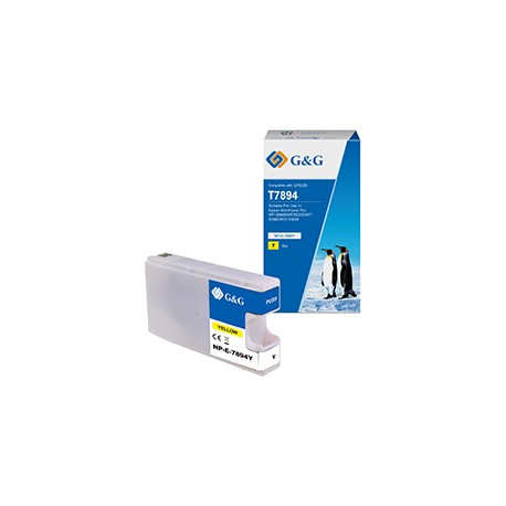 G&G - Cartuccia ink Compatibile per Epson workforce pro wf-5690dwf/ wf-5620 - Giallo