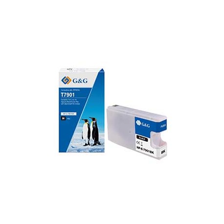 G&G - Cartuccia ink Compatibile per Epson WorkForce Pro WF-5620DWF/WF-5110DW - Nero