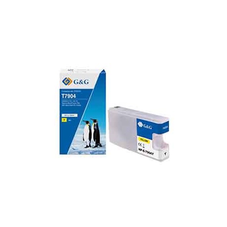 G&G - Cartuccia ink Compatibile per Epson WorkForce Pro WF-5620DWF/WF-5110D - Giallo