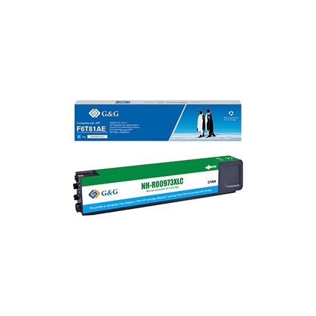 G&G - Cartuccia ink Compatibile per HP 973XL - Ciano