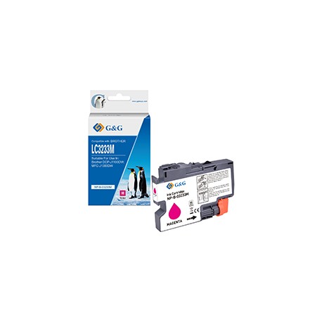 G&G - Cartuccia ink Compatibile per Brother DCP-J1100DWMFC-J1300DW - Magenta