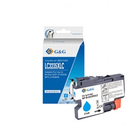 G&G - Cartuccia ink Compatibile per Brother DCP-J1100DWMFC-J1300DW - Ciano