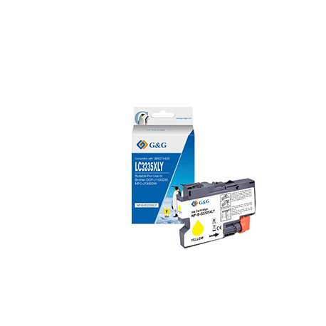 G&G - Cartuccia ink Compatibile per Brother DCP-J1100DWMFC-J1300DW - Giallo