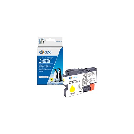 G&G - Cartuccia ink Compatibile per Brother HL-J6000DW/J6100DWMFC-J5945DW - Giallo