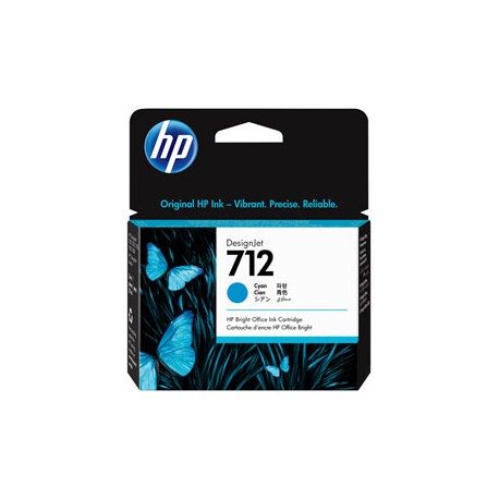 Hp - Cartuccia Ink originale - 712 - blu ciano - 3ED67A - 29 ml