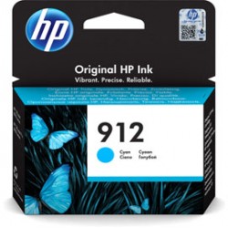 Hp - Cartuccia ink originale - 912 -  Ciano - 3YL77AE - 315 pag